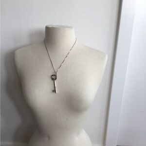 935 Sterling Silver Key Necklace $90